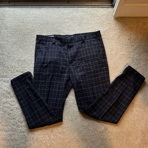 Cropped Plaid dress pants H&M